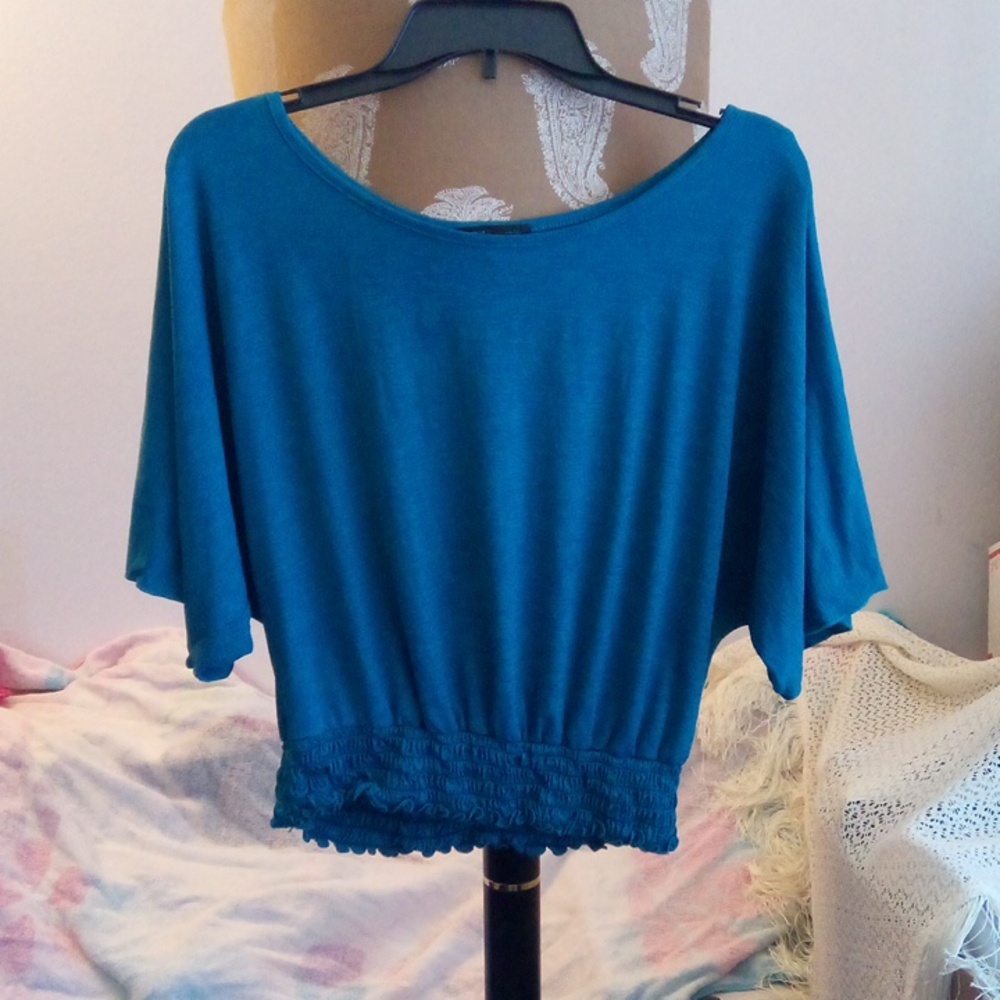 (2 for $15) Blue Top